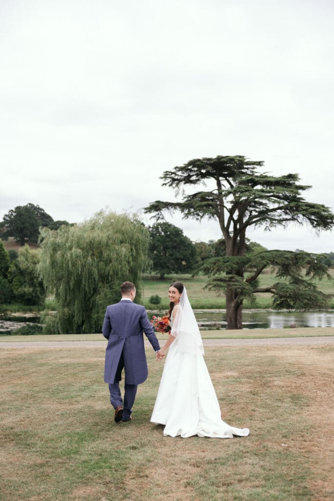 Romantic couple portrait the Staunton Harold Hall 