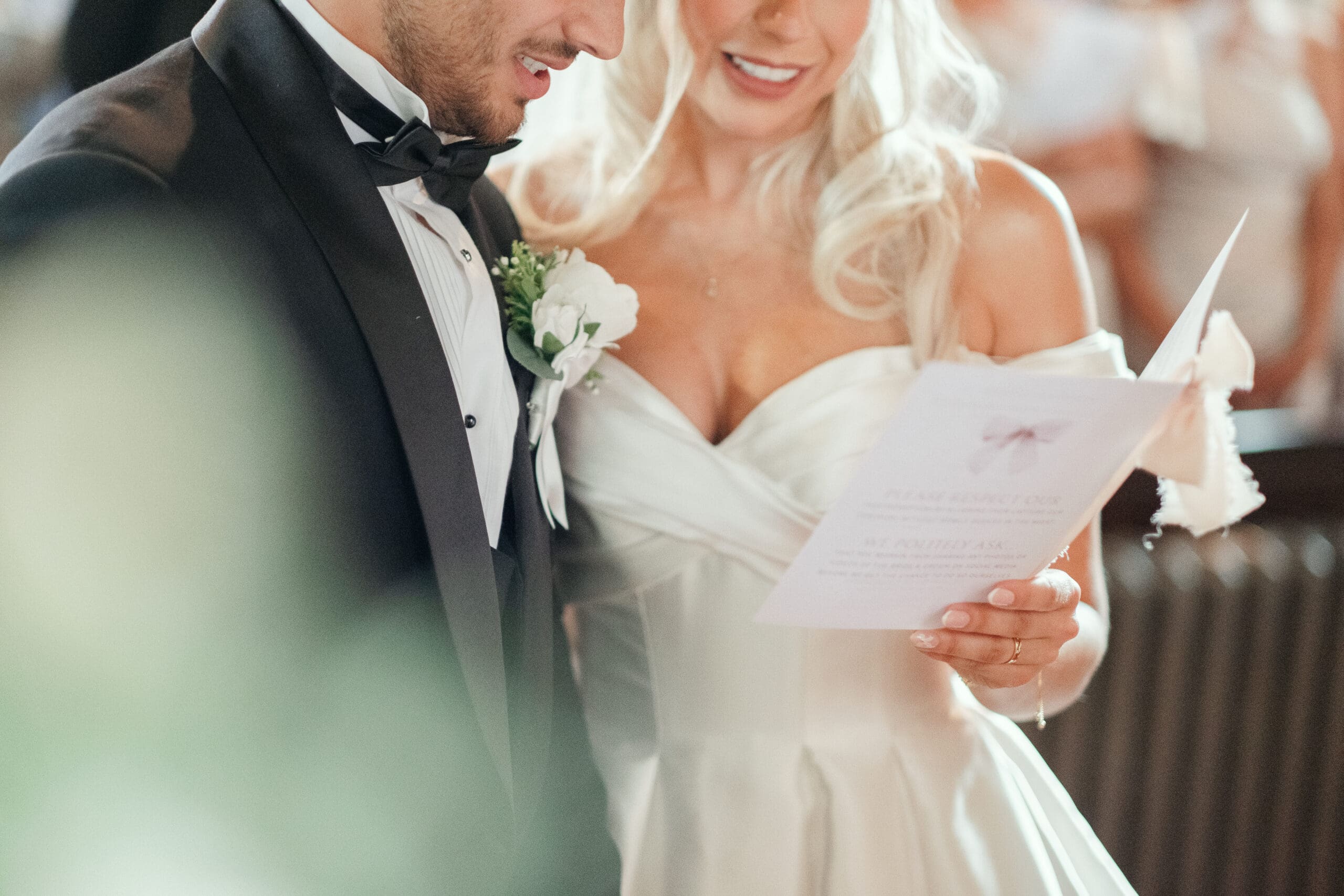 Wedding ceremony inside St Paul’s Church Gorefield during a summer Wisbech wedding