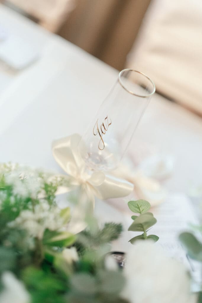 Personalised wedding décor handcrafted by the bride through her CODA CO. equestrian brand