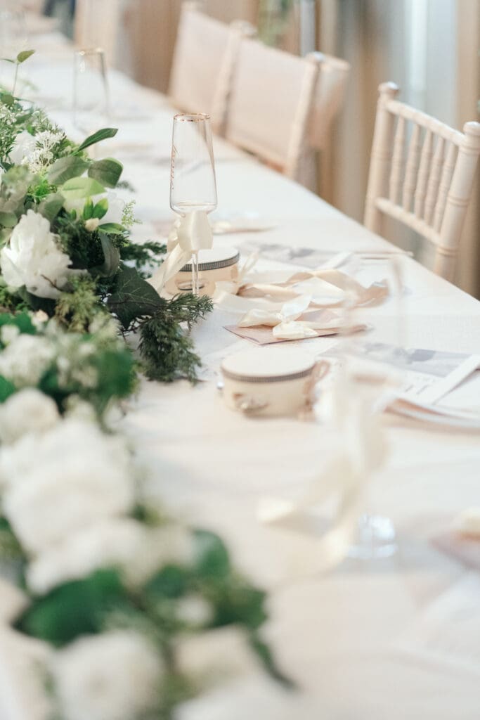Wedding details and décor at The Hop Rooms in Wisbech, Cambridgeshire