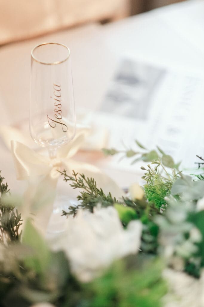 Personalised wedding décor handcrafted by the bride through her CODA CO. equestrian brand